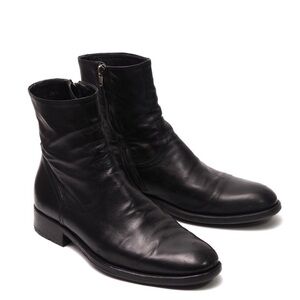 To Boot NY Belvedere Black Zip Boot